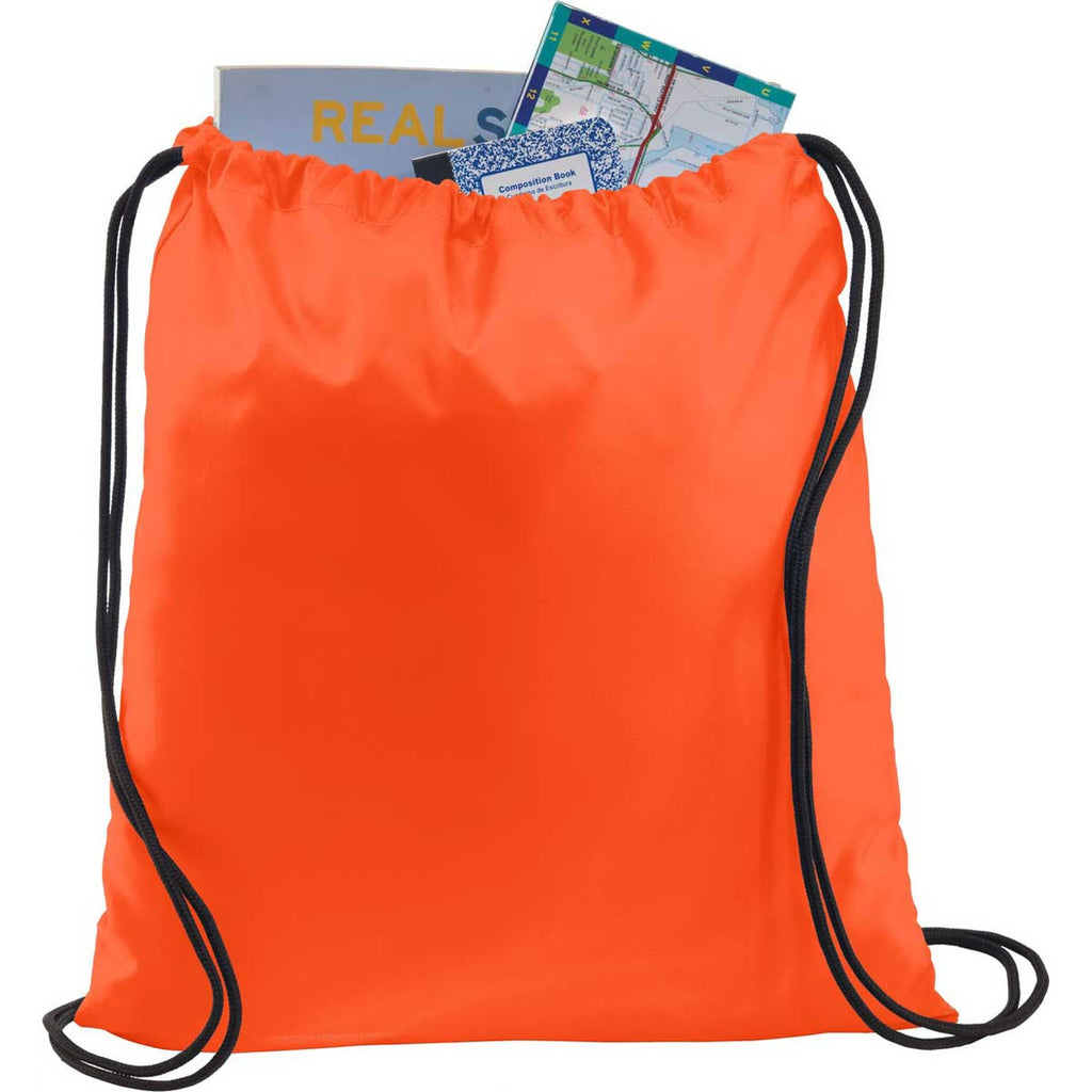 Port Authority Orange Ultra-Core Cinch Pack