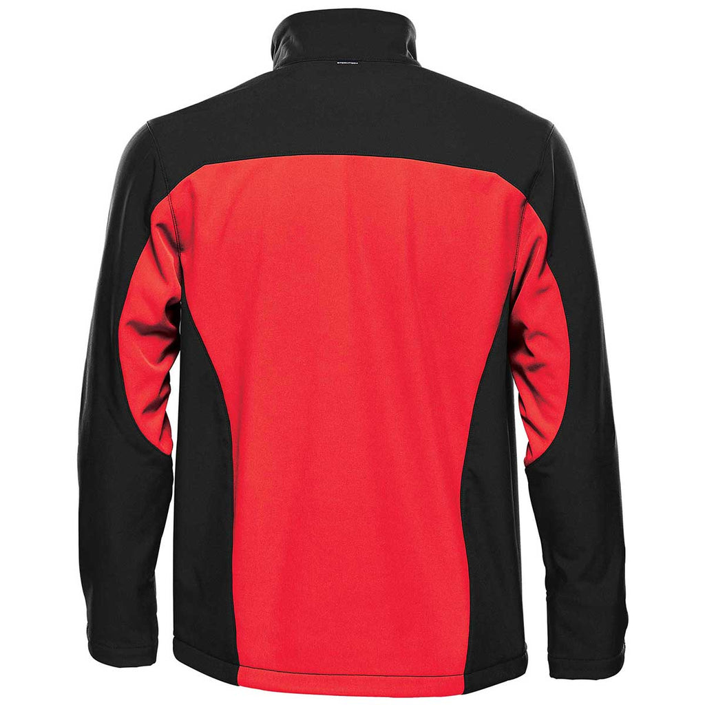 Stormtech Men's Bright Red/Black Cascades Softshell