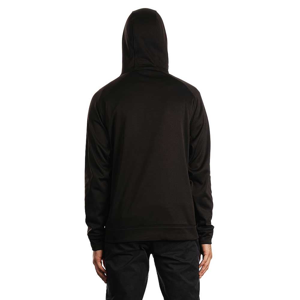 Burnside Unisex Black Performance Fleece Pullover