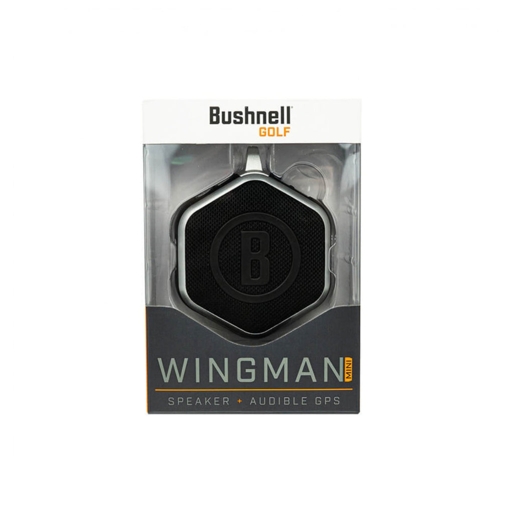 Bushnell Golf Black Stainless Wingman Mini GPS Speaker