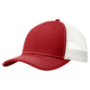 Port Authority Flame Red/White Snapback Trucker Cap