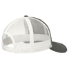 Port Authority Grey Steel/White Snapback Trucker Cap