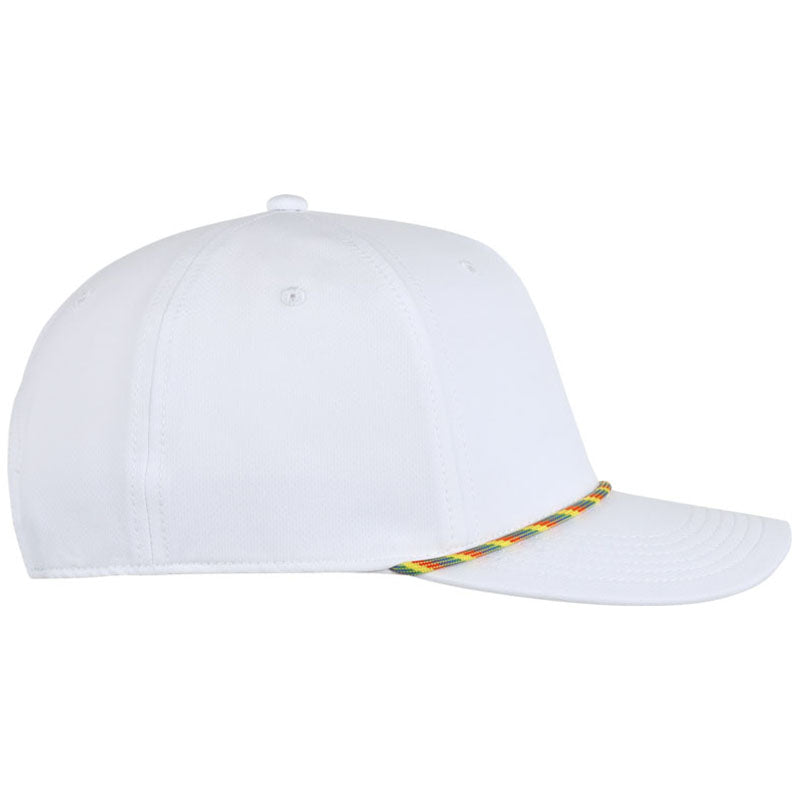 Ahead White/Rainbow Rope Alto Cap