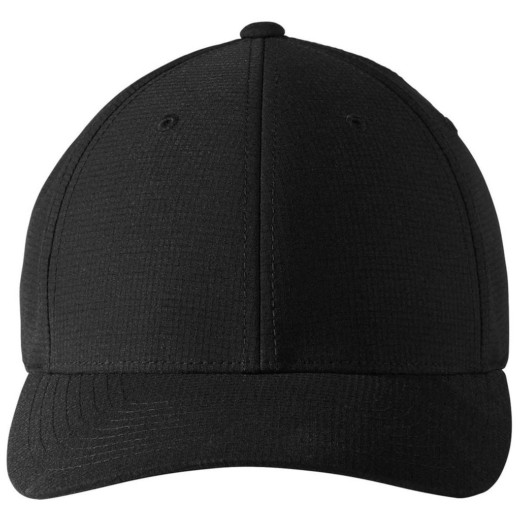 Port Authority Black Flexfit 110 Performance Snapback Cap