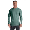 Comfort Colors Men's Light Green 6.1 Oz. Long-Sleeve Pocket T-Shirt