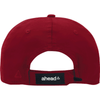 AHEAD Crimson Lightweight Cotton Solid Cap