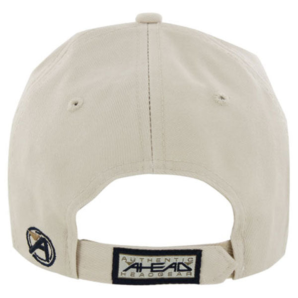 AHEAD Bone Chino Solid Velcro Cap