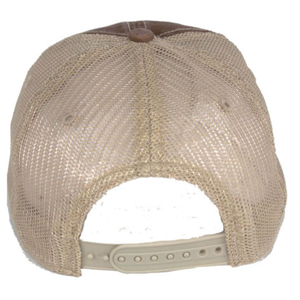 AHEAD Brown/Tan Tea Stained Mesh Back Cap