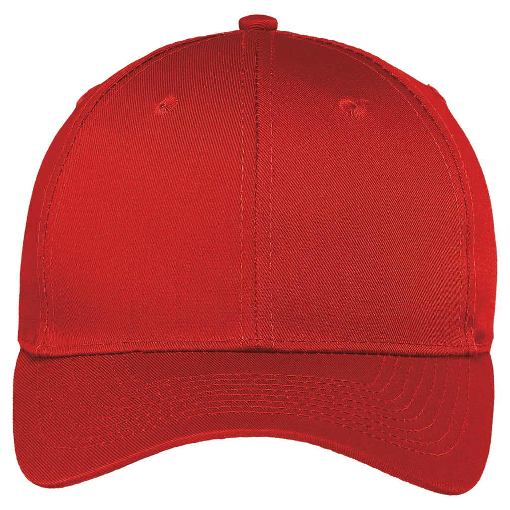 Port Authority Red Easy Care Cap