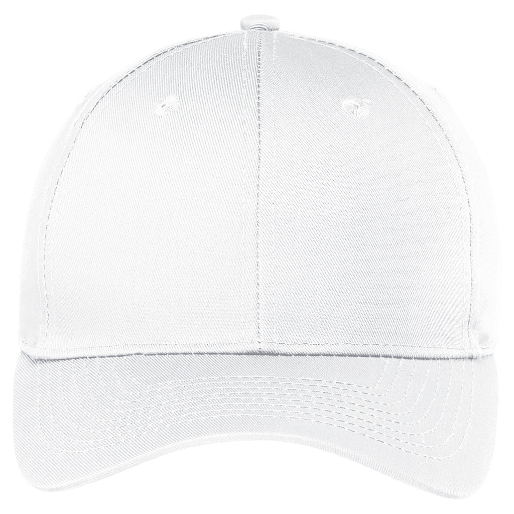 Port Authority White Easy Care Cap