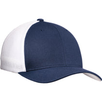 Port Authority True Navy/White Mesh Back Cap