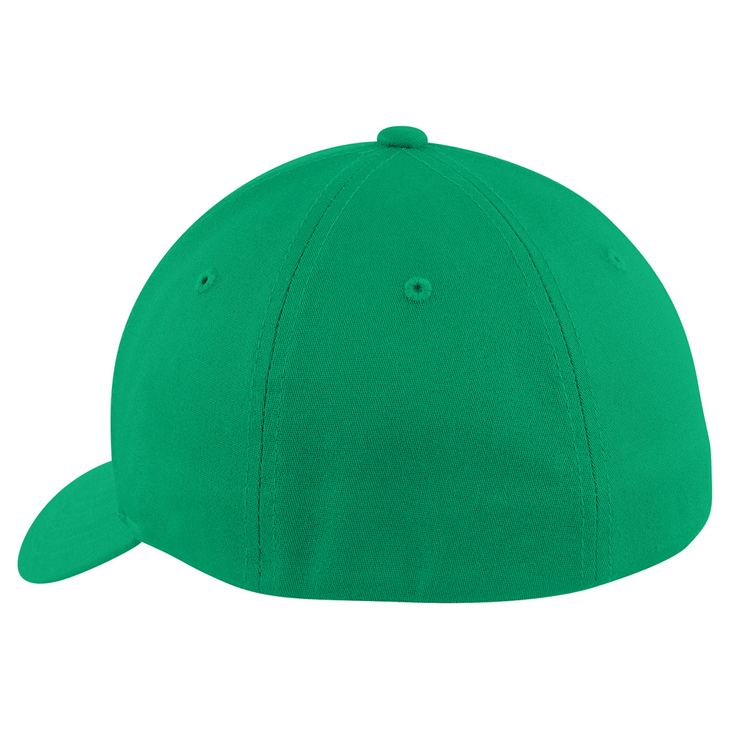 Port Authority Kelly Green Flexfit Cotton Twill Cap