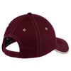 Port Authority Maroon/Stone Vintage Washed Contrast Stitch Cap