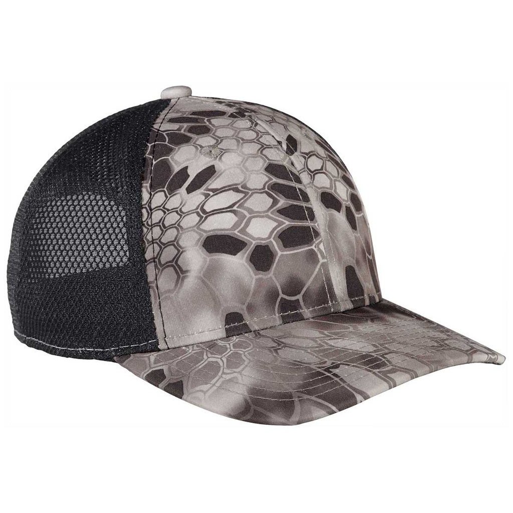 Port Authority Kryptek Raid/Black Snapback Performance Camouflage Mesh Back Cap