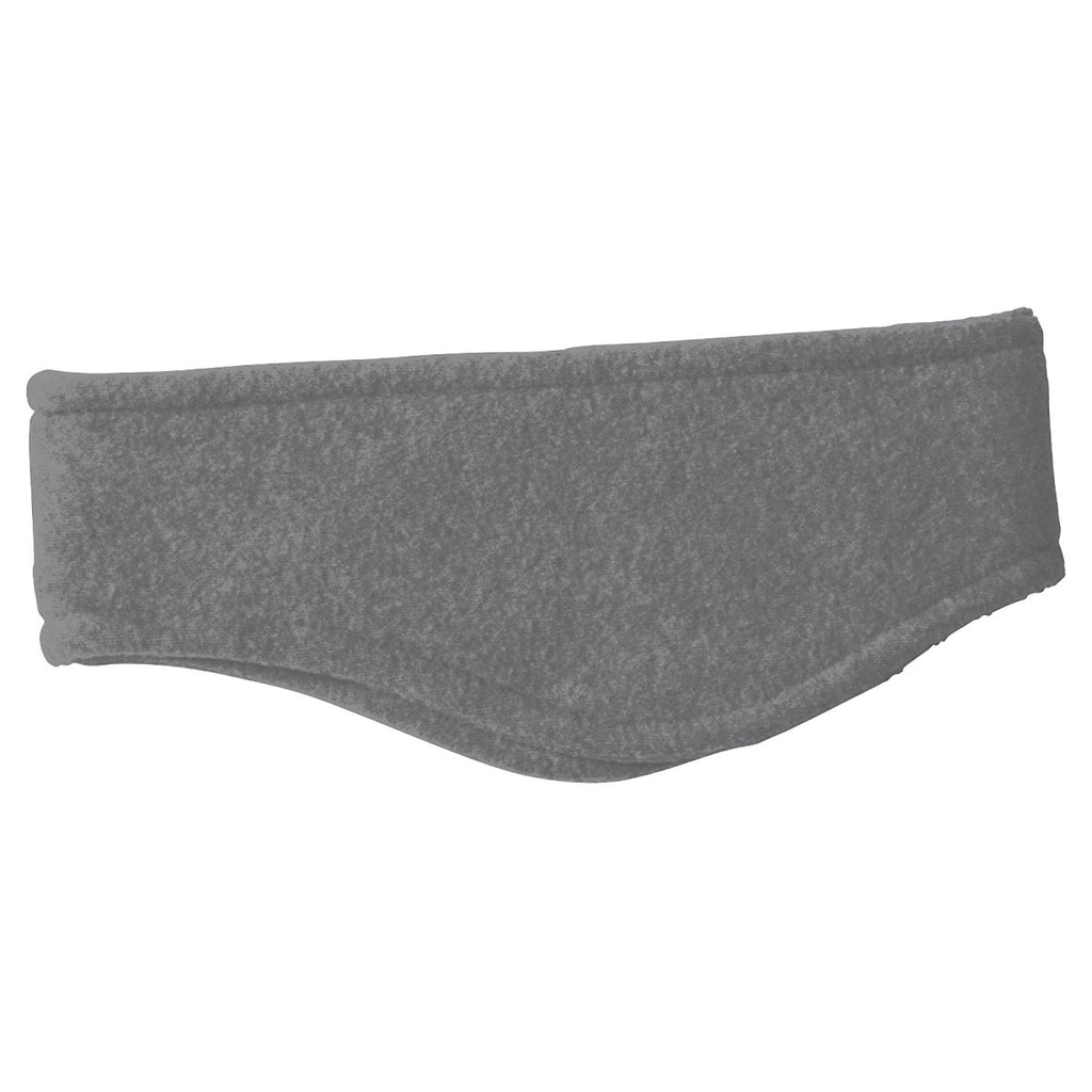 Port Authority Midnight Heather R-Tek Stretch Fleece Headband