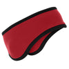 Port Authority Red Two-Color Fleece Headband