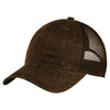 Port Authority Brown Pigment Print Mesh Back Cap