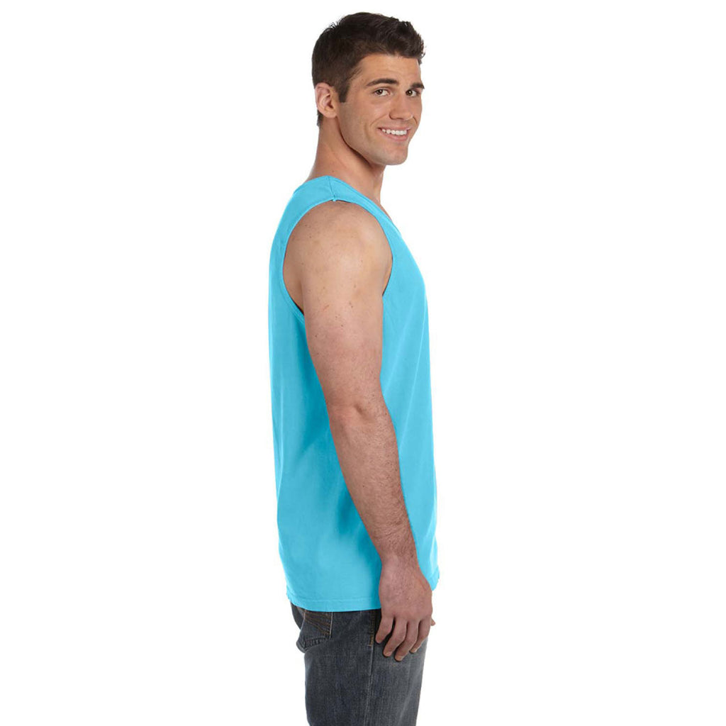 Comfort Colors Men's Lagoon Blue 6.1 Oz. Tank