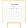 Sugar Paper Classic Black Desk Calendar 2023
