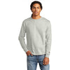 Champion Men's Oxford Grey Heritage 5.2-oz Jersey Long Sleeve Tee