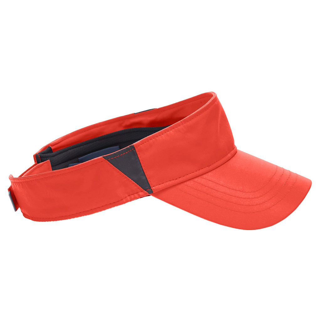 Core 365 Campus Orange/Carbon Drive Performance Visor