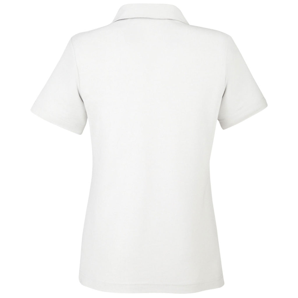 Core 365 Women's White Fusion ChromaSoft Pique Polo