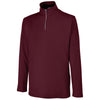 Core 365 Men's Burgundy Fusion ChromaSoft Pique Quarter-Zip