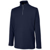 Core 365 Men's Classic Navy Fusion ChromaSoft Pique Quarter-Zip