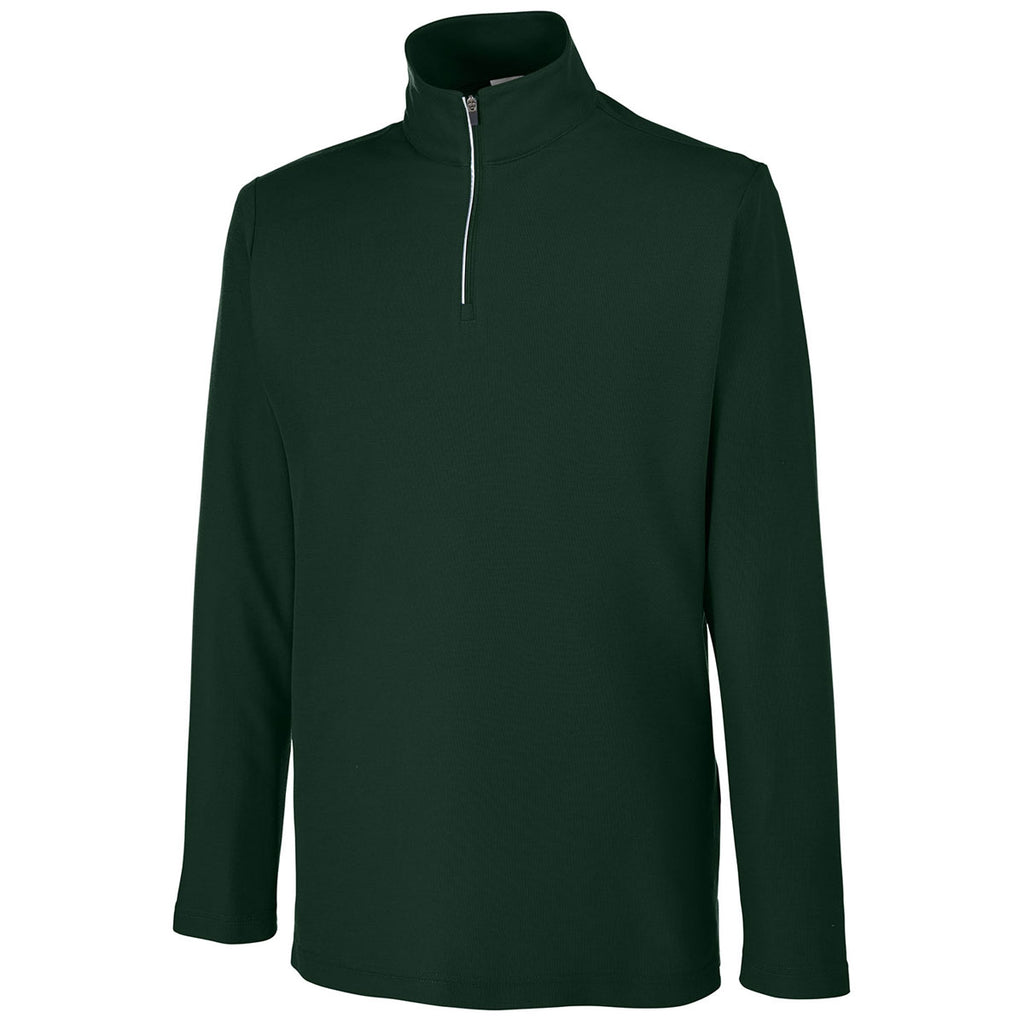 Core 365 Men's Forest Fusion ChromaSoft Pique Quarter-Zip