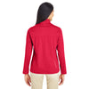 Core 365 Women's Classic Red Techno Lite Three-Layer Knit Tech Shell