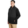 Core 365 Men's Black/Black Journey Summit Hybrid Full Zip