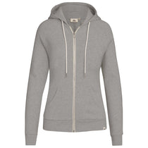 Landway Women's Heather Grey Peyton Cotton Poly Fleece Hoodie