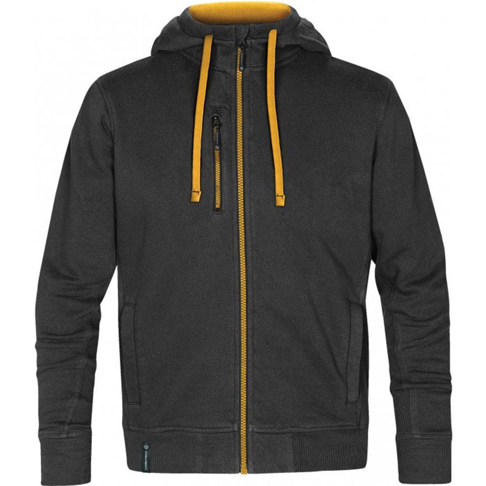 Stormtech Men's Black/Gold Metro Full-Zip Hoody