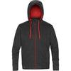 Stormtech Men's Black/Red Metro Full-Zip Hoody