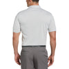 Callaway Men's Bright White Silver  Birdseye Polo