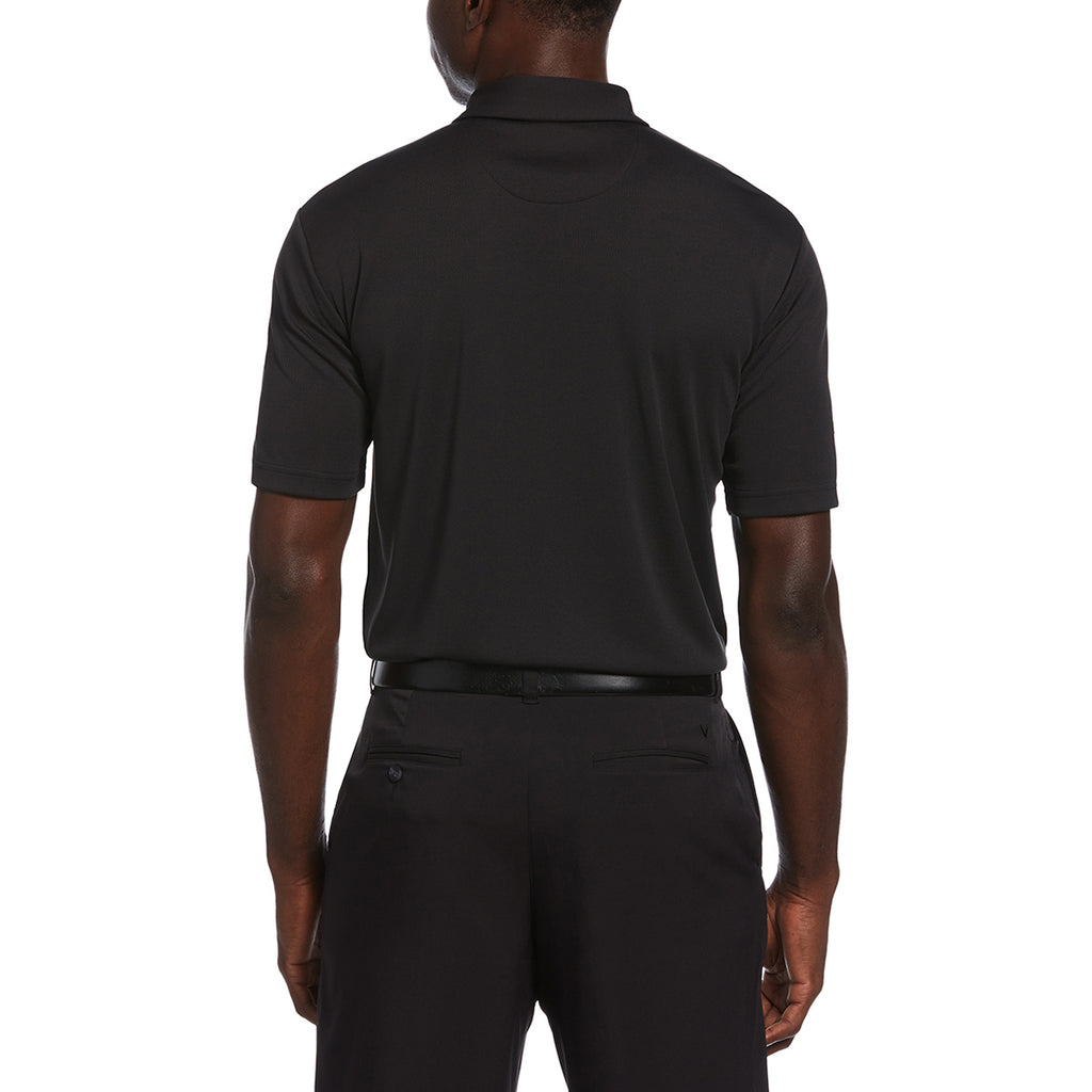 Callaway Men's Black Micro Texture Polo