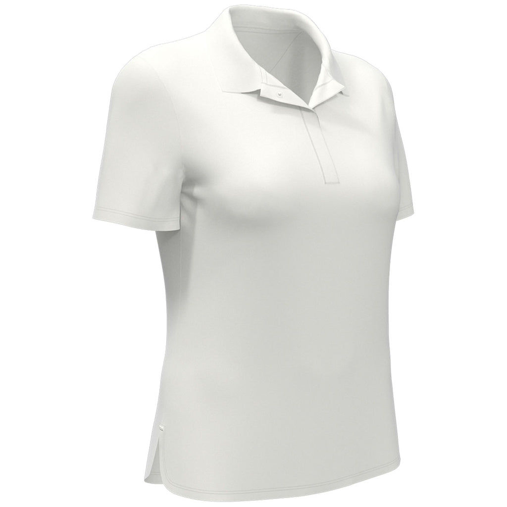 Callaway Women's White Eco Horizontal Textured Polo