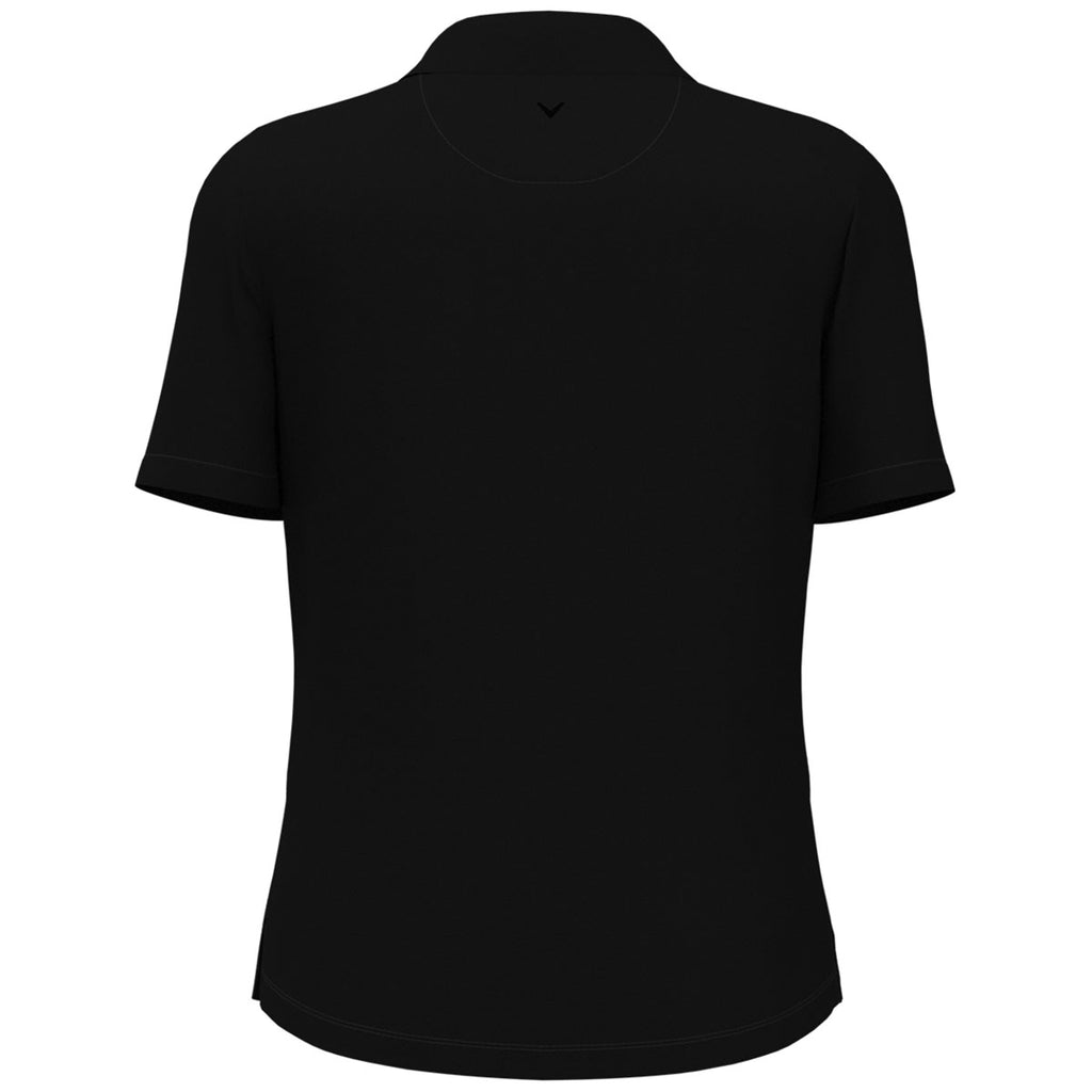 Callaway Women's Black Micro Texture Polo