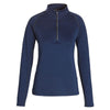 Landway Women's Heather Navy Codex 1/2 Zip