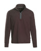 Landway Men's Rust Mason Vintage Quarter-Zip Pullover