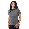 Landway Women's Heather Charcoal Reflex High Performance Polo