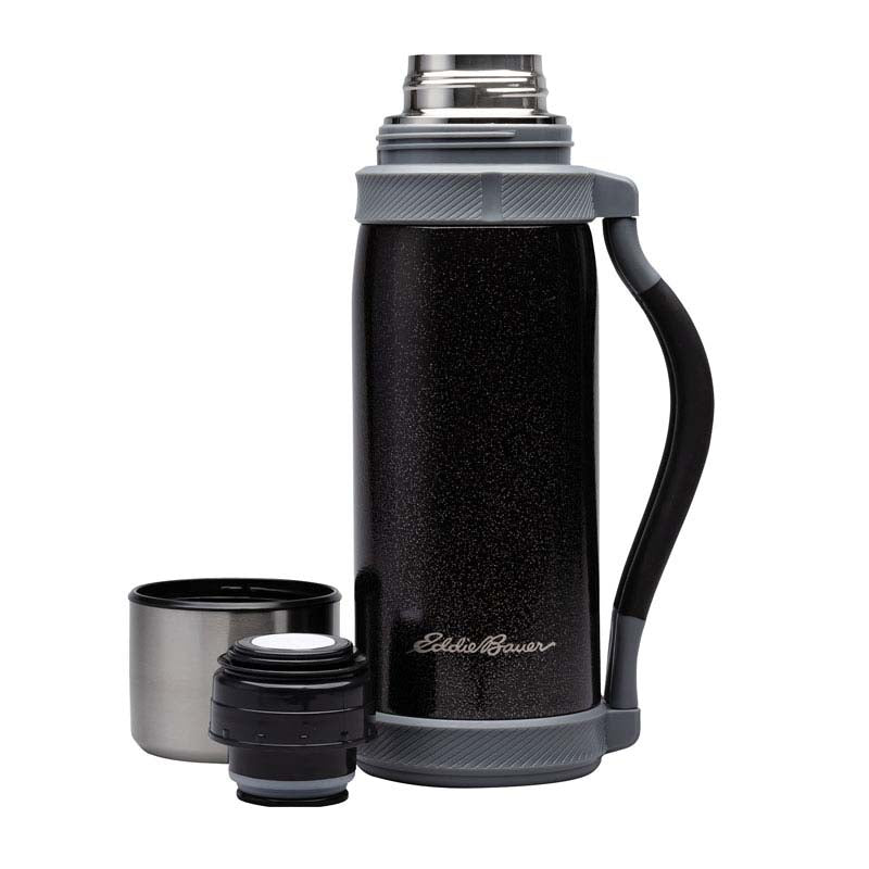 Eddie Bauer Black Pacific 40 oz. Vacuum Insulated Flask