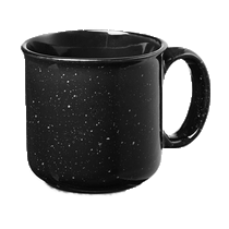 Primeline Campfire Black Ceramic 15 oz Mug