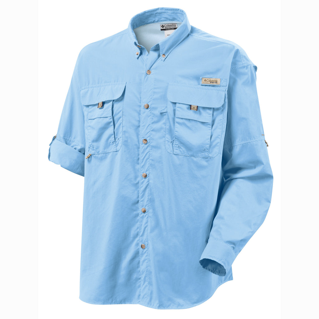 Columbia Men's Sail Blue Bahama II L/S Shirt