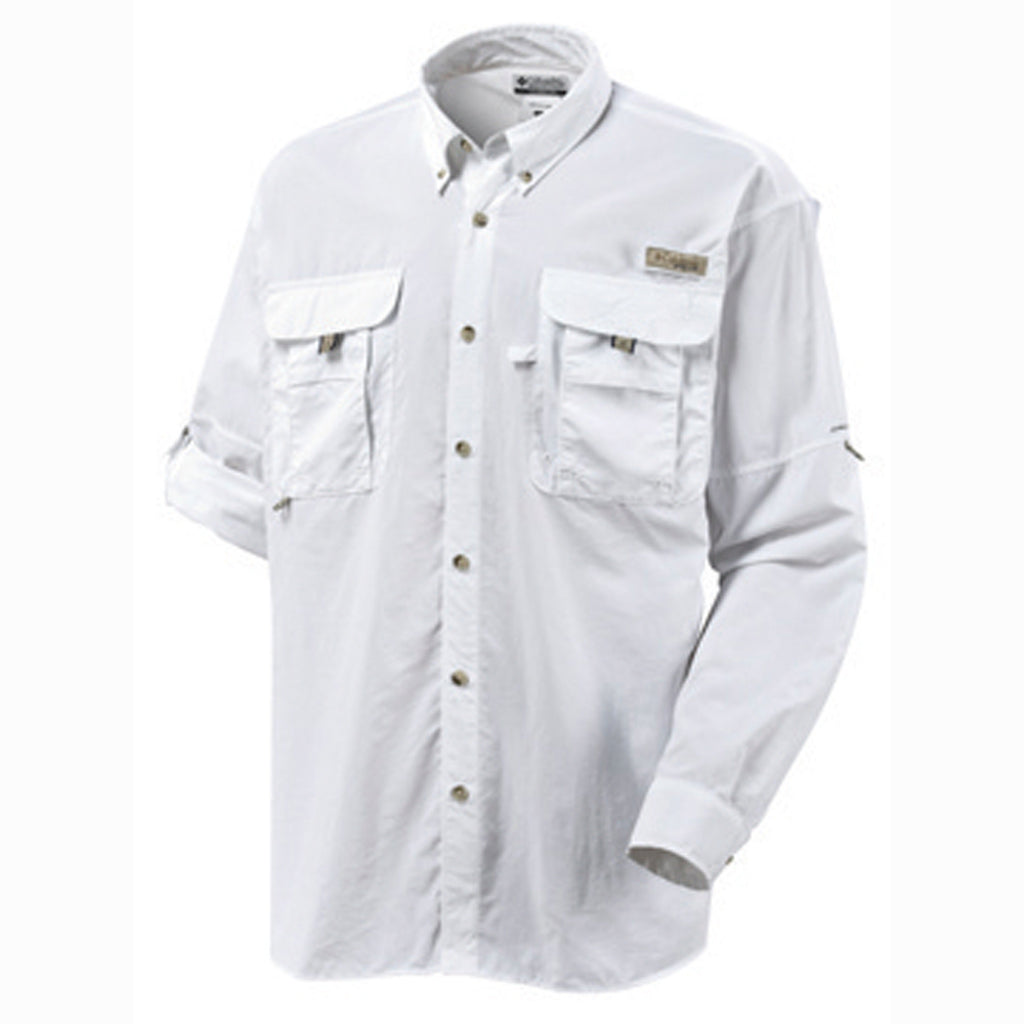 Columbia Men's White Bahama II L/S Shirt