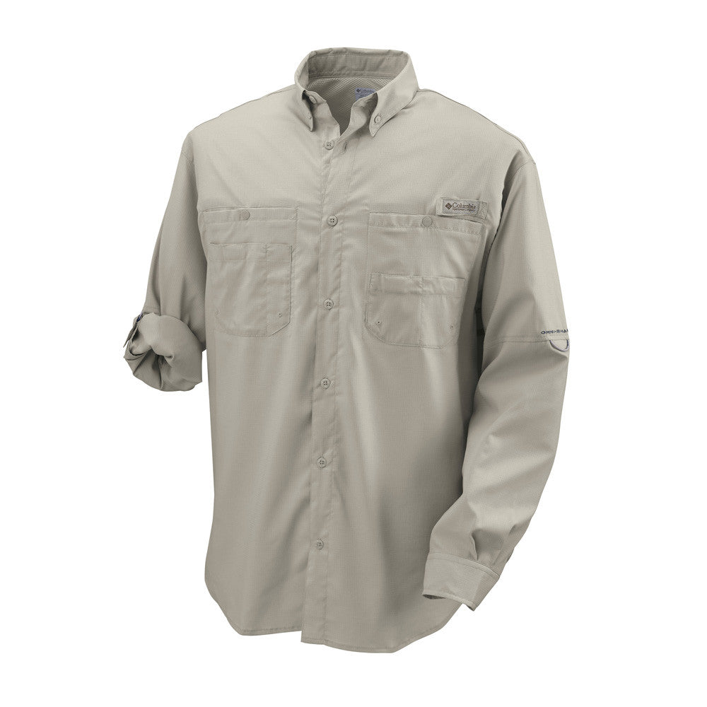 Columbia Men's Fossil Beige Tamiami II L/S Shirt