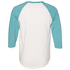 Champion Men's Chalk White/Bright Sage Premium Fashion Baseball T-Shirt