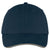 Port & Company Navy/Khaki Washed Twill Sandwich Bill Cap