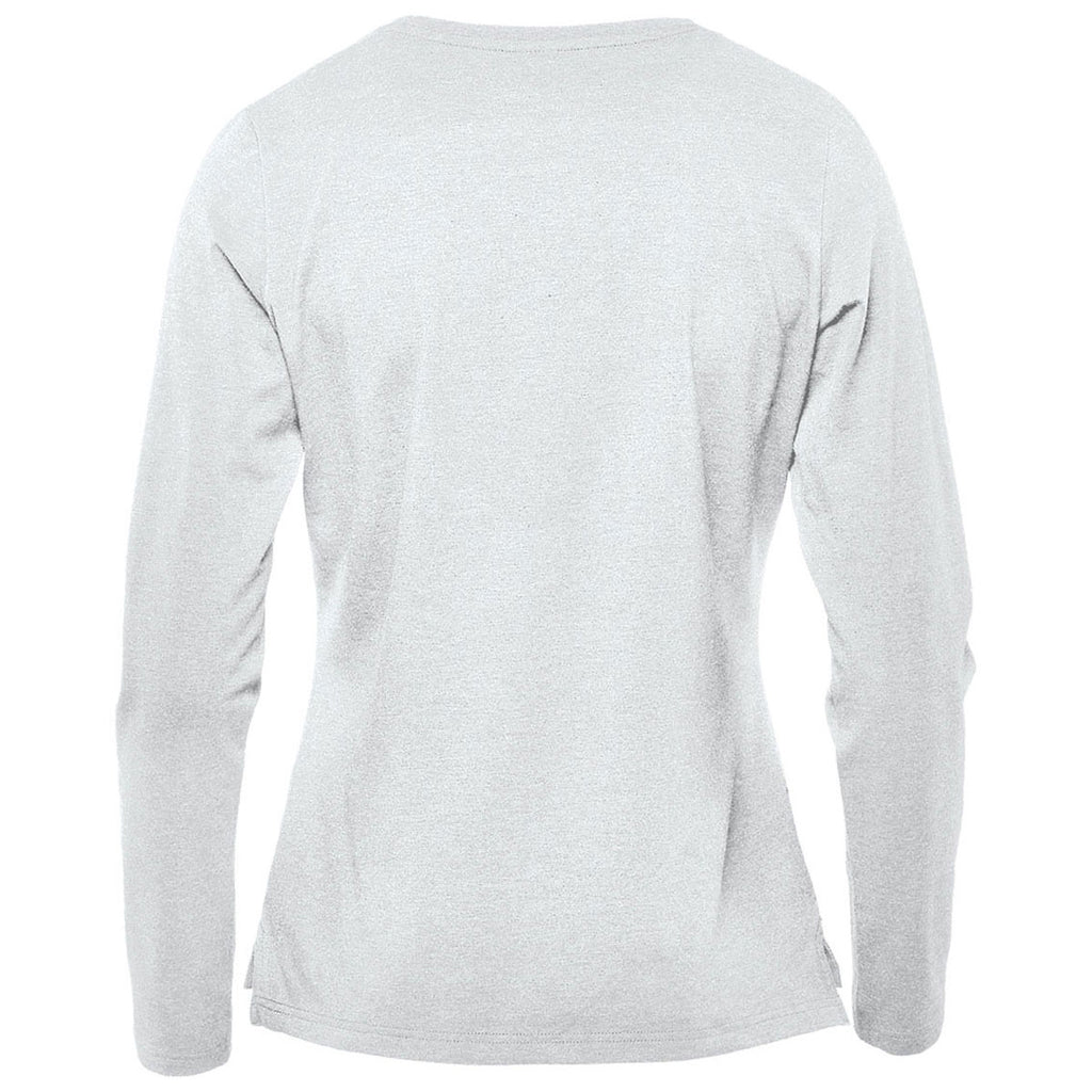 Stormtech Women's White Montebello Performance Long Sleeve Tee