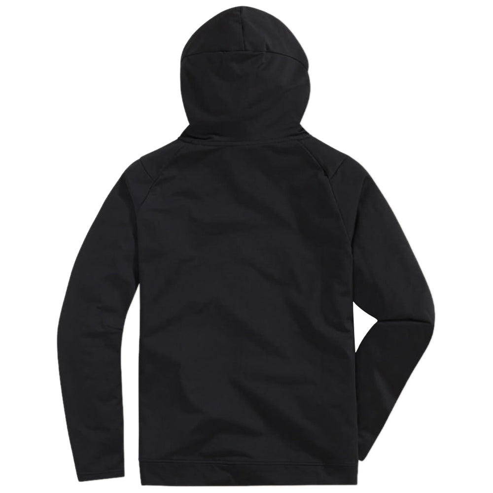 UNRL Unisex Black Cross-Up Hoodie